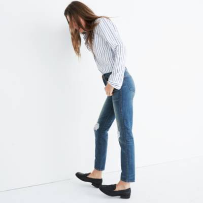 madewell slim straight jeans