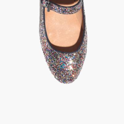 madewell glitter mary janes