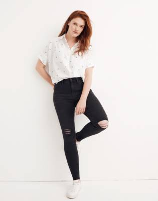 madewell 9in high rise skinny