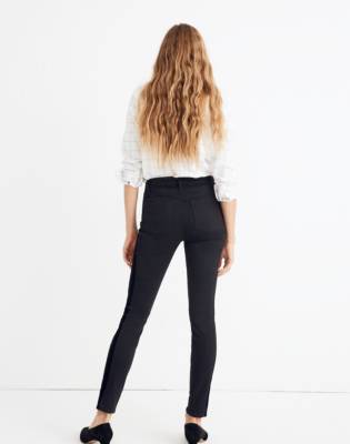 jeans with velvet stripe