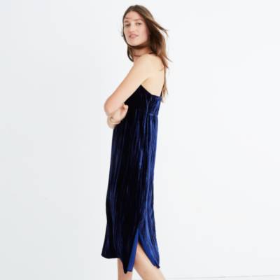 madewell velvet dress