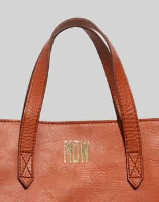 madewell zip top transport tote