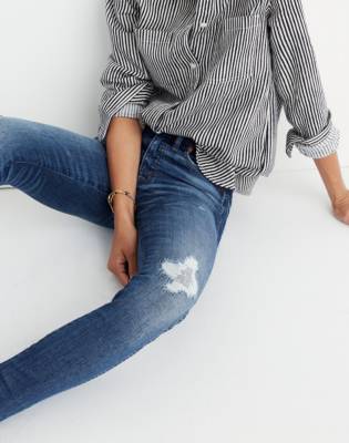 madewell black ripped jeans