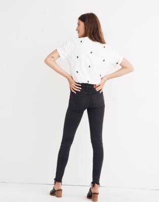 madewell skinny skinny black jeans