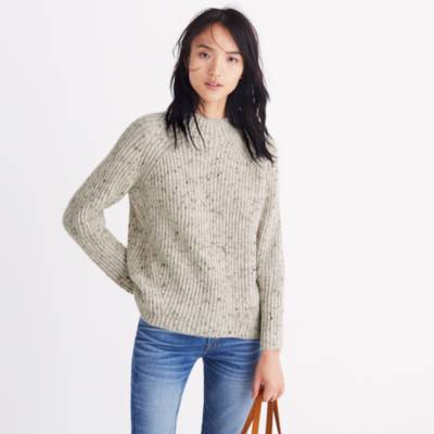 madewell mock neck sweatshirt