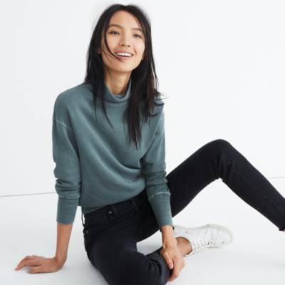 Madewell on sale turtleneck sweatshirt