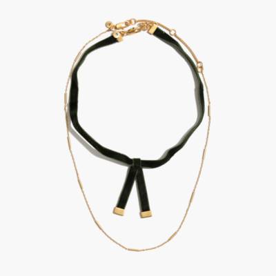 Velvet Layer Choker Necklace