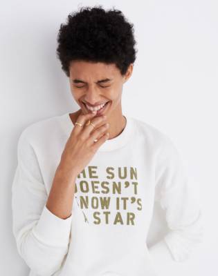 madewell star sweatshirt