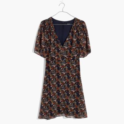 madewell orchard flutter sleeve dress