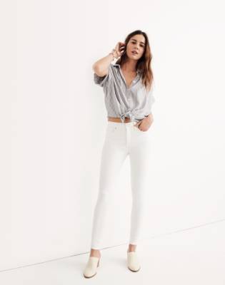 white madewell jeans