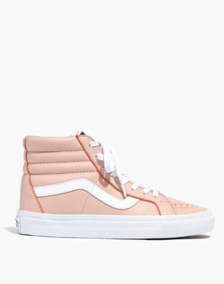 vans light pink high tops