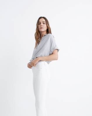 madewell central popover shirt