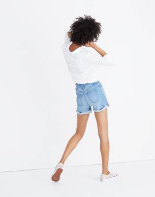 madewell cut off shorts