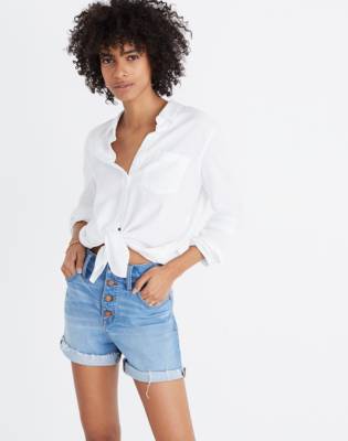 madewell cut off shorts