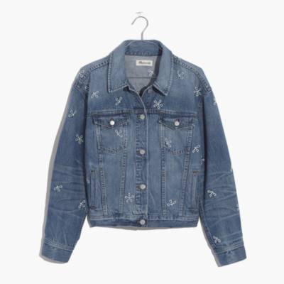 madewell embroidered jacket