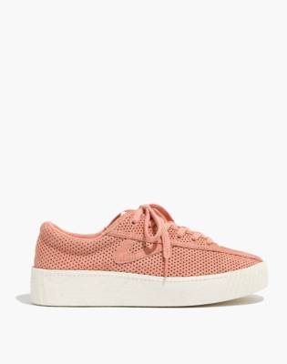 bold perforated platform sneaker tretorn