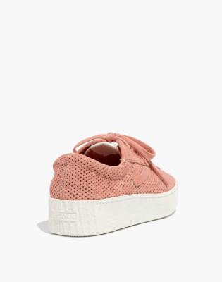 tretorn perforated platform sneaker