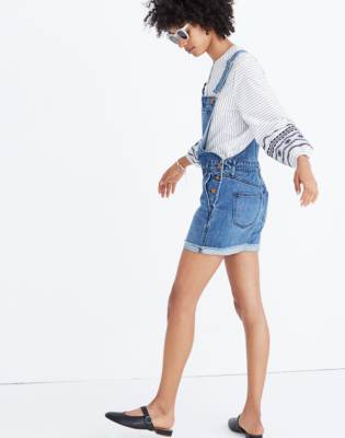 madewell overall shorts