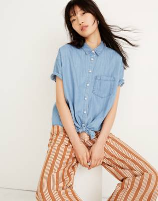 madewell short sleeve denim jacket