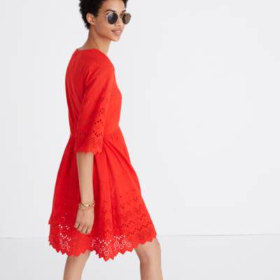 madewell eyelet dress