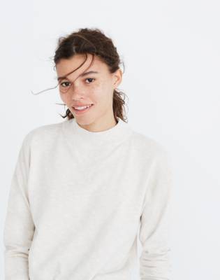 madewell mock neck sweatshirt