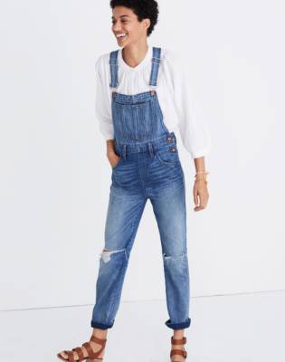 madewell straight leg overalls