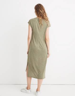 madewell midi tee dress