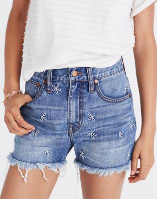 madewell embroidered jeans