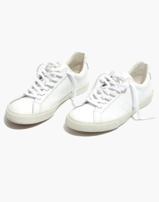 veja all white sneakers