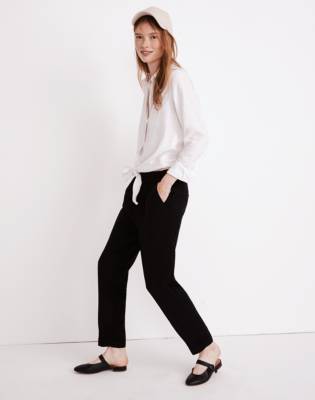 madewell cuffed track trousers