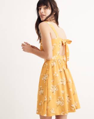 madewell yellow floral dress