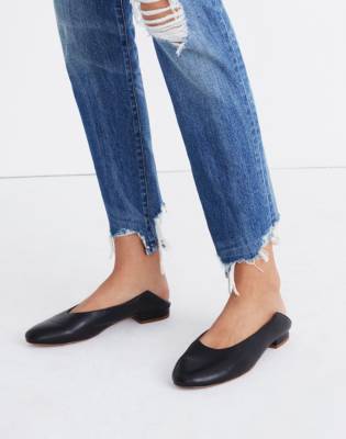 madewell leather flats