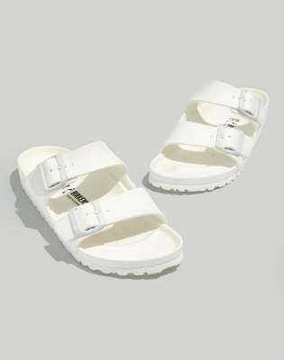 birkenstock white arizona eva sandals