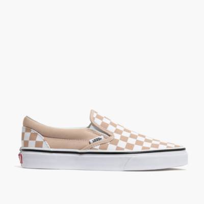 vans checkerboard beige