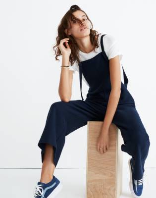 madewell navy jumpsuit