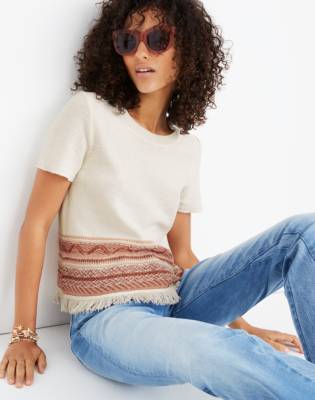 madewell sweater tee