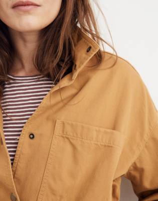 madewell denim southlake military jacket
