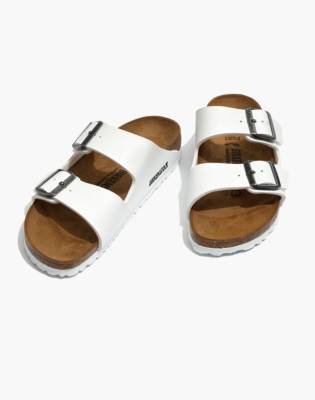 birkenstock white arizona sandals