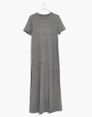 grey t shirt midi dress