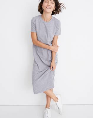 grey t shirt dress