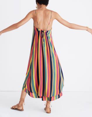 rainbow cover up dress