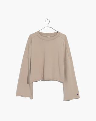 bell sleeve sweatshirt