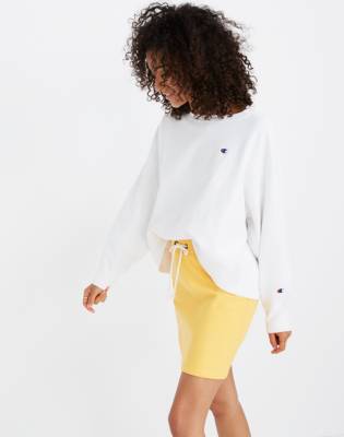 champion sweat skirt yellow