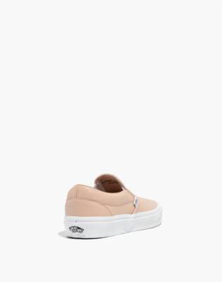 vans frappe leather slip on