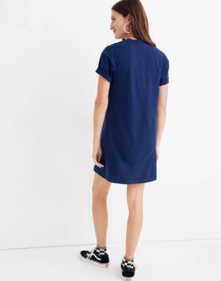 blue dkny dress