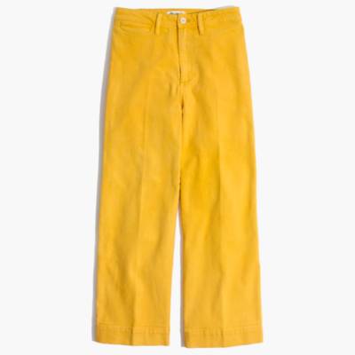 madewell yellow pants