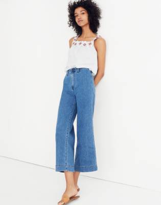 wide leg crop jeans madewell