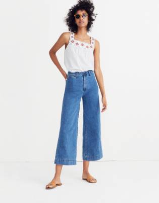 Women's Emmett Wide-Leg Crop Jeans in 