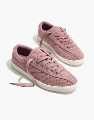 bold perforated platform sneaker tretorn