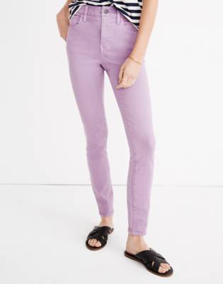 madewell colored jeans